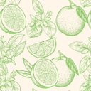 Ver imagem 1 de Papel de Parede Limão Folha Fruta Verde Cozinha Lavavel 3m