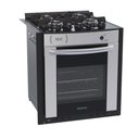 Ver imagem 1 de Fogão de Embutir À Gás 4 Bocas Gaudi Prisma Vitreo Bl Venax Inox Bivolt