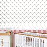 Papel de Parede Poá Bolinha Geometrico Circulo Rosa 3m - 2