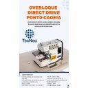 Ver imagem 2 de Ponto Cadeia( Overloque 4 Fios) Motor Direc Drive Completa
