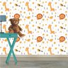 Papel de Parede Zoologico Safari Animais Infantil Quarto 3m - 2