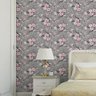 Papel Parede Floral Colorido Folhagem Delicado Adesivo 3 mts - 4