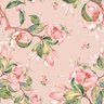 Papel Parede Tiffany Flor Rosas Folha Petala Sala rolo 3 mts - 1