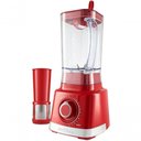 Ver imagem 2 de Liquidificador Britania 3L 1200W com Filtro 12 Velocidades Vermelho 220V