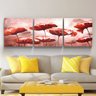 Quadro Decorativo Flor Vermelho Floral Florido Botanico Sala - 2