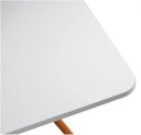 Ver imagem 7 de Jogo Mesa Sala Cozinha Jantar Quadrada Eiffel Mdf Branco 90cm e 4 Cadeiras Charles Eames Pretas