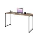 Ver imagem 3 de Kit 02 Mesas Para Escritório e Home Office Industrial Aspen 135 cm C01 Carvalho - Lyam Decor