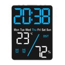 Ver imagem 2 de Despertador Digital Mesa, Temperatura, Umidade - Quarto, Escritório, Cozinha