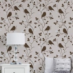 Papel de Parede Quarto Listrado Cinza Claro Infantil 3 mts - 2