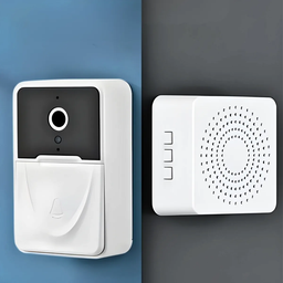 Campainha C/ Câmera Wifi S Fio Inteligente Interfone C Áudio - 2