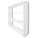 Ver imagem 4 de Estante para Dvds em Mdf Branco Modelo Coleções