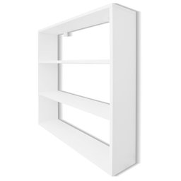 Estante para Dvds em Mdf Branco Modelo Coleções - 4