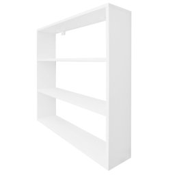 Estante para Dvds em Mdf Branco Modelo Coleções - 8