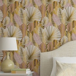Papel de Parede Botanico Folhagem Folha Autocolante 3m - 2
