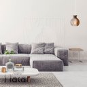 Ver imagem 3 de Pendente Luminária Nacar E27 Madeira Sala Moderno Desmontada:branco