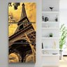 Quadro Decorativo Torre Eiffel Paris França Paisagem Amarelo - 2