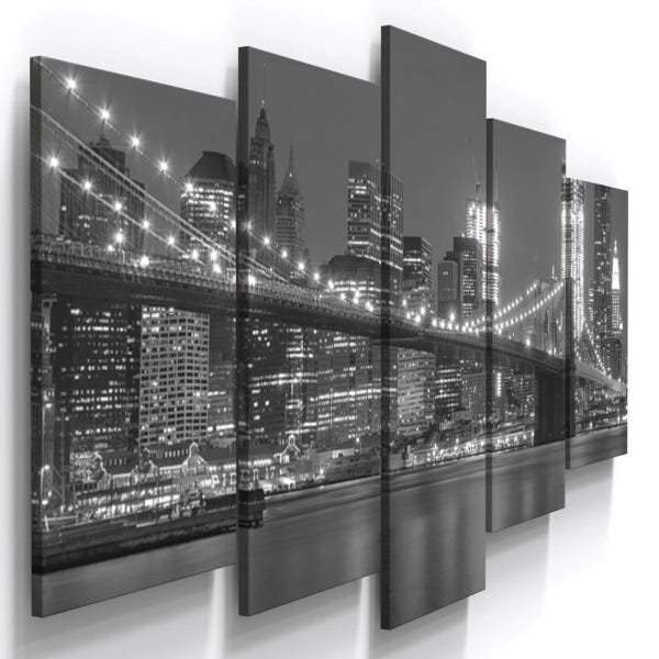 Quadro Decorativo Ponte Manhattan New York Estados Unidos - 1