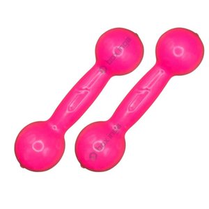 Par de Halteres Revestidos 1 Kg - Rosa