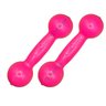 Par de Halteres Revestidos 1 Kg - Rosa - 1