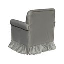 Ver imagem 4 de Poltrona Para Quarto Amamentação Com Balanço Suede Estopar Laura Suede Cinza