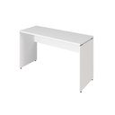 Ver imagem 4 de Mesa Escrivaninha Escritório 110cm X 70cm Pés Painel F5 Cor:branco
