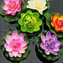 Ver imagem 1 de Kit 36 Flor De Lótus Vitória Régia Flutuante Aquática Tam P