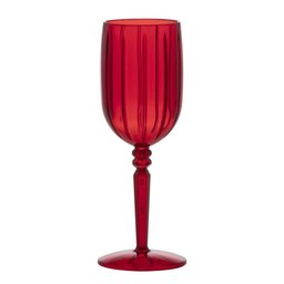 Kit 4 Taça Acrílica Cristal 275ML Luxo Vinho Água Vermelha - 2