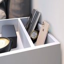 Ver imagem 4 de Mesa Cabeceira Suspensa Madri Mesinha Quarto Divisória Organizadora Nicho Decorativo - Rpm Móveis