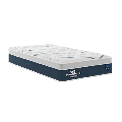 Colchão Solteiro Molas Ensacadas Masterpocket Personalle Blue Euro Pillow (88x188x30) - Plumatex