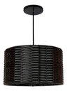 Ver imagem 1 de Lustre Luminária Pendente Utron Junco Tubo Rústico 35cm - Tabaco