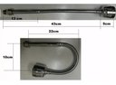Ver imagem 4 de 4258 C82 Torneira Misturador Gourmet Bica Móvel Tubo Flexível Cromado Arejador Chuveirinho para Pare