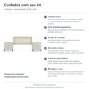 Ver imagem 4 de Kit Cabeceira Arco com Duas Mesas Bend Principal Incolar Luna Metal Preto