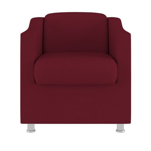 Cadeira Poltrona Sala Tilla Consultório - V8 Decor:marsala
