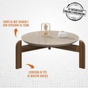 Ver imagem 3 de Mesa De Centro Para Sala 006008 Off White Cedro DCASA