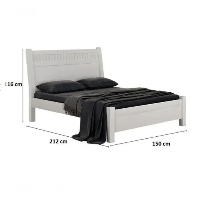 Cama Casal 185 100% Mdf:cinamomo - 2