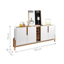 Ver imagem 2 de Buffet Artemis 4 Portas Branco
