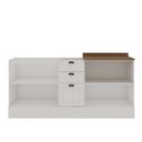 Ver imagem 4 de Armário de Cozinha Americana Completa Compacta Iluminata Genialflex Branco/ébano - Genialflex