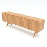 Balcão Buffet Aparador Lenny 229 Cm 5 Portas Laminado - 2