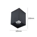Ver imagem 2 de Spot de Sobrepor Nordecor Loch AR70 GU10 Quadrado Bivolt Preto