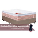 Ver imagem 1 de Cama Box Casal: Colchão C/vibro Massagem Castor Tecnopedic Premium Niponpedic Magnético C/ + Base