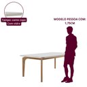 Ver imagem 5 de Conjunto de Mesa de Jantar Dublin 180 Tp MDF Laminado Canto Copo 6 Cadeiras Estela