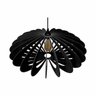 Lustre Pendente em Madeira - Stick Atom - Preto - 2