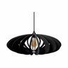 Lustre Pendente em Madeira - Stick Atom - Preto - 3