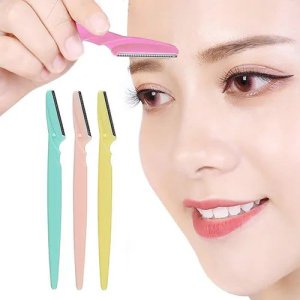 Kit 3 Navalhas Para Remoção De Pelos Faciais