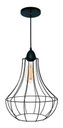 Ver imagem 1 de Lustre Luminária Pendente Utron Aramado Big Castle Cobre ou Preto - Preto - 110v/220v (bivolt)
