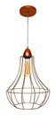 Ver imagem 1 de Lustre Luminária Pendente Utron Aramado Big Castle Cobre ou Preto - Cobre - 110v/220v (bivolt)