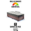 Ver imagem 7 de Cama Box Solteiro com Baú 88x188 com Colchão Adapto Ecoflex Molas Ensacadas Suede