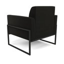 Ver imagem 5 de Kit 2 Poltronas Base Industrial Alta Preto Marisa Suede Preto D03 - D’Rossi