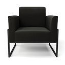 Ver imagem 3 de Kit 2 Poltronas Base Industrial Alta Preto Marisa Suede Preto D03 - D’Rossi