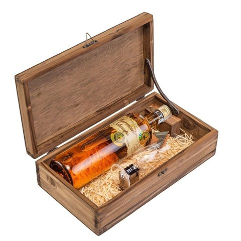 Estojo Harmonie Schnaps Blend 04 Madeiras + Taça